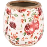 Dekoratief | Bloempot 'Pomegranate', keramiek, 13x13x13cm | A250371 Dekoratief | Bloempot 'Pomegranate', keramiek, 13x13x13cm | A250371