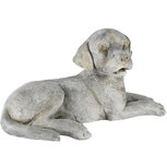 Dekoratief | Hond liggend, grijs, magnesium, 40x20x20cm | A250447 Dekoratief | Hond liggend, grijs, magnesium, 40x20x20cm | A250447