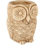 Dekoratief | Bloempot uil, grijs, cement, 14x14x18cm | A250463 Dekoratief | Bloempot uil, grijs, cement, 14x14x18cm | A250463