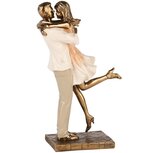 Dekoratief | Koppel knuffelend, brons, resina, 15x8x25cm | A250515 Dekoratief | Koppel knuffelend, brons, resina, 15x8x25cm | A250515