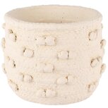 Dekoratief | Bloempot m/bloemen, cement, 16x16x13cm | A250634 Dekoratief | Bloempot m/bloemen, cement, 16x16x13cm | A250634