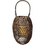 Dekoratief | Lantaarn m/oor, naturel, pvc/glas, 23x23x33cm | A250656 Dekoratief | Lantaarn m/oor, naturel, pvc/glas, 23x23x33cm | A250656