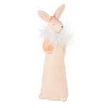 Dekoratief | Bunny staand m/fluffykraag, wit, TC, 6x5x18cm | A250724 Dekoratief | Bunny staand m/fluffykraag, wit, TC, 6x5x18cm | A250724