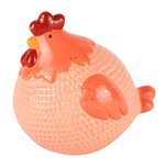 Dekoratief | Kip broedend, oranje, TC, 14x12x14cm | A250729 Dekoratief | Kip broedend, oranje, TC, 14x12x14cm | A250729