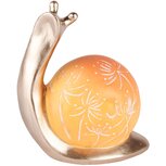 Dekoratief | Slak 'Harry', goud/oranje, TC, 17x10x20cm | A250730 Dekoratief | Slak 'Harry', goud/oranje, TC, 17x10x20cm | A250730