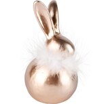 Dekoratief | Bunny m/fluffykraag, goud, TC, 11x10x20cm | A250736 Dekoratief | Bunny m/fluffykraag, goud, TC, 11x10x20cm | A250736