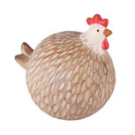 Dekoratief | Kip broedend 'Patty', bruin, TC, 14x12x14cm | A250741 Dekoratief | Kip broedend 'Patty', bruin, TC, 14x12x14cm | A250741