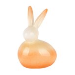 Dekoratief | Deco bunny, peach, dolomiet, 8x7x13cm | A250753 Dekoratief | Deco bunny, peach, dolomiet, 8x7x13cm | A250753