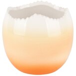 Dekoratief | Bloempot ei, peach, dolomiet, 13x13x11cm | A250755 Dekoratief | Bloempot ei, peach, dolomiet, 13x13x11cm | A250755