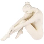 Dekoratief | Deco dame zittend, stone, cream, resina, 27x11x23cm | A250819 Dekoratief | Deco dame zittend, stone, cream, resina, 27x11x23cm | A250819