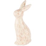 Dekoratief | Bunny zittend 'Romance', keramiek, 11x8x24cm | A250918 Dekoratief | Bunny zittend 'Romance', keramiek, 11x8x24cm | A250918