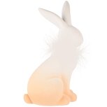 Dekoratief | Bunny zittend, wit/peach, keramiek, 13x9x24cm | A250927 Dekoratief | Bunny zittend, wit/peach, keramiek, 13x9x24cm | A250927