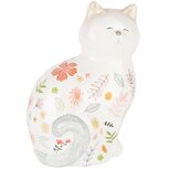 Dekoratief | Poes 'Flower Power', keramiek, 15x12x21cm | A250972 Dekoratief | Poes 'Flower Power', keramiek, 15x12x21cm | A250972