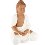 Dekoratief | Boedha, naturel/wit, keramiek, 32x27x45cm | A250245 Dekoratief | Boedha, naturel/wit, keramiek, 32x27x45cm | A250245