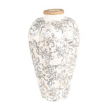 Clayre & Eef | Vaas Beige Grijs ø 21x35 cm | 6CE1934M Clayre & Eef | Vaas Beige Grijs ø 21x35 cm | 6CE1934M
