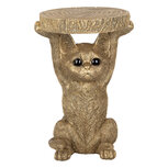 Clayre & Eef | Plantentafeltje Goudkleurig 25x23x36 cm | 6PR5103 Clayre & Eef | Plantentafeltje Goudkleurig 25x23x36 cm | 6PR5103