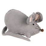 Clayre & Eef | Decoratie beeld Muis Grijs 28x15x16 cm | TW0618 Clayre & Eef | Decoratie beeld Muis Grijs 28x15x16 cm | TW0618
