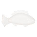 Clayre & Eef | Kom Vis Wit 30x15x3 cm / 150 ml | 6CEBO0196 Clayre & Eef | Kom Vis Wit 30x15x3 cm / 150 ml | 6CEBO0196