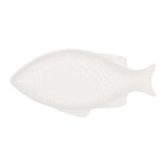 Clayre & Eef | Kom Vis Wit 29x14x3 cm / 150 ml | 6CEBO0197M Clayre & Eef | Kom Vis Wit 29x14x3 cm / 150 ml | 6CEBO0197M