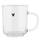 Clayre & Eef | Theeglas Transparant 11x8x9 cm / 200 ml | BHSGL0013 Clayre & Eef | Theeglas Transparant 11x8x9 cm / 200 ml | BHSGL0013