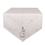 Clayre & Eef | Tafelloper Beige Grijs 50x160 cm | BNS65