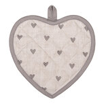 Clayre & Eef | Pannenlap Beige Grijs 20x20 cm | LVT45G Clayre & Eef | Pannenlap Beige Grijs 20x20 cm | LVT45G