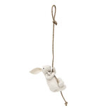 Clayre & Eef | Decoratie beeld Konijn Wit 8x9x16/50 cm | TW0620 Clayre & Eef | Decoratie beeld Konijn Wit 8x9x16/50 cm | TW0620