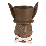 Clayre & Eef | Decoratie Konijn Bruin Roze 21x15x26 cm | 6PR5206 Clayre & Eef | Decoratie Konijn Bruin Roze 21x15x26 cm | 6PR5206