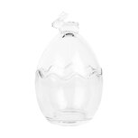 Clayre & Eef | Voorraadpot Deksel Transparant ø 11x17 cm | 6GL4921 Clayre & Eef | Voorraadpot Deksel Transparant ø 11x17 cm | 6GL4921
