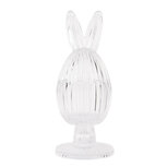 Clayre & Eef | Voorraadpot Deksel Transparant ø 9x22 cm | 6GL4927 Clayre & Eef | Voorraadpot Deksel Transparant ø 9x22 cm | 6GL4927