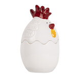 Clayre & Eef | Voorraadpot Deksel Wit ø 8x14 cm | 6GL4992 Clayre & Eef | Voorraadpot Deksel Wit ø 8x14 cm | 6GL4992