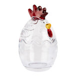 Clayre & Eef | Voorraadpot Deksel Transparant ø 8x14 cm | 6GL4995 Clayre & Eef | Voorraadpot Deksel Transparant ø 8x14 cm | 6GL4995