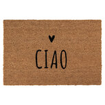Clayre & Eef | Deurmat Binnen Bruin Zwart 60x40x2 cm | MC258 Clayre & Eef | Deurmat Binnen Bruin Zwart 60x40x2 cm | MC258