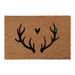 Clayre & Eef | Deurmat Binnen Bruin Zwart 60x40x2 cm | NWVMC Clayre & Eef | Deurmat Binnen Bruin Zwart 60x40x2 cm | NWVMC