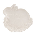 Clayre & Eef | Serveerschaal Wit 23x24x2 cm | 6CE2037 Clayre & Eef | Serveerschaal Wit 23x24x2 cm | 6CE2037