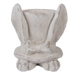 Clayre & Eef | Bloempot Binnen Beige 17x16x19 cm | 6TE0553M Clayre & Eef | Bloempot Binnen Beige 17x16x19 cm | 6TE0553M