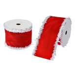 Clayre & Eef | Lint Rood Wit 6.3 cm x 5 m | LI0136