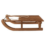 Clayre & Eef | Decoratie Slee Bruin 62x31x20 cm | 5H0717 Clayre & Eef | Decoratie Slee Bruin 62x31x20 cm | 5H0717