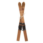 Clayre & Eef | Decoratie ski's (set 2) Bruin 5x3x60 cm | 5H0719 Clayre & Eef | Decoratie ski's (set 2) Bruin 5x3x60 cm | 5H0719
