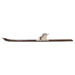 Clayre & Eef | Decoratie ski met schoen Bruin Beige 7x15x140 cm | 5H0723 Clayre & Eef | Decoratie ski met schoen Bruin Beige 7x15x140 cm | 5H0723