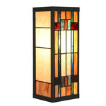 Clayre & Eef | Wandlamp Tiffany Beige Bruin 14x16x40 cm E27/max 1x100W | 5LL-6362 Clayre & Eef | Wandlamp Tiffany Beige Bruin 14x16x40 cm E27/max 1x100W | 5LL-6362