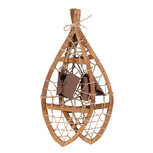 Clayre & Eef | Decoratie Sneeuwschoenen (2) Bruin 55x22x5 cm | 65880 Clayre & Eef | Decoratie Sneeuwschoenen (2) Bruin 55x22x5 cm | 65880