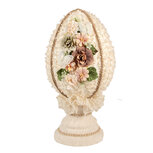 Clayre & Eef | Decoratie Beeld Ei Beige ø 20x39 cm | 65928 Clayre & Eef | Decoratie Beeld Ei Beige ø 20x39 cm | 65928