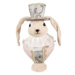 Clayre & Eef | Decoratie Beeld Konijn Beige 18x15x39 cm | 65936 Clayre & Eef | Decoratie Beeld Konijn Beige 18x15x39 cm | 65936