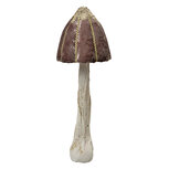 Clayre & Eef | Decoratie Paddenstoel Bruin Goudkleurig ø 15x40 cm | 66170CH Clayre & Eef | Decoratie Paddenstoel Bruin Goudkleurig ø 15x40 cm | 66170CH