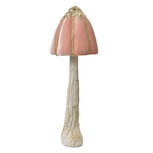 Clayre & Eef | Decoratie Paddenstoel Roze Goudkleurig ø 15x40 cm | 66170P Clayre & Eef | Decoratie Paddenstoel Roze Goudkleurig ø 15x40 cm | 66170P