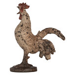 Clayre & Eef | Decoratie Beeld Haan Beige Bruin 26x13x33 cm | 6PR5481 Clayre & Eef | Decoratie Beeld Haan Beige Bruin 26x13x33 cm | 6PR5481