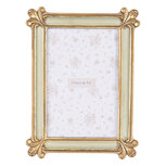 Clayre & Eef | Fotolijst Goudkleurig Groen 15x2x20 cm / 10x15 cm | 2F1202 Clayre & Eef | Fotolijst Goudkleurig Groen 15x2x20 cm / 10x15 cm | 2F1202