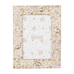 Clayre & Eef | Fotolijst Goudkleurig Wit 15x2x20 cm / 10x15 cm | 2F1255 Clayre & Eef | Fotolijst Goudkleurig Wit 15x2x20 cm / 10x15 cm | 2F1255