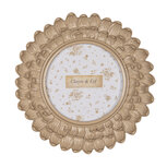 Clayre & Eef | Fotolijst Beige ø 17x3 cm / ø 10 cm | 2F1258 Clayre & Eef | Fotolijst Beige ø 17x3 cm / ø 10 cm | 2F1258